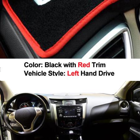 

Car Dashboard Cover Dashmat Carpet Dash Mat 2 Layers For Nissan NP300 Navara Renault Alaskan D23 2014 2015 2016 2017 2018 2019