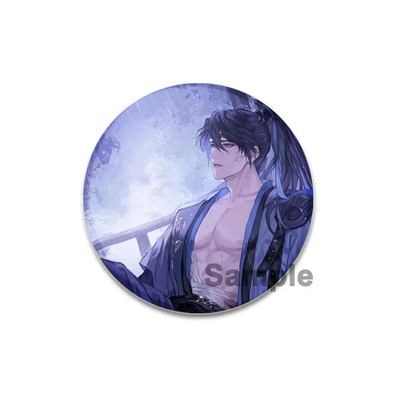 32/44/58mm Handmade Tinplate Plastic Badge Ashes of The Kingdom Brooches for Collar Clothes Backpack Jewelry Fans Gifts Card Games