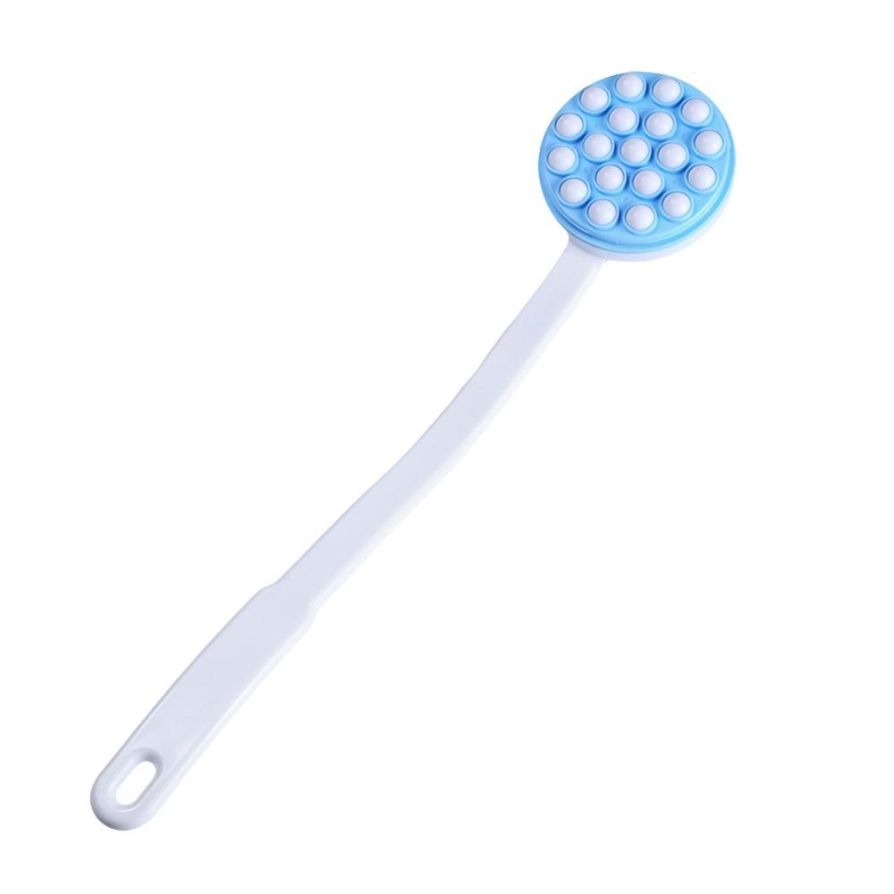 

Durable Massage Brush Multifunctional Back Brush Comfortable Bathroom Tool Exfoliating синий
