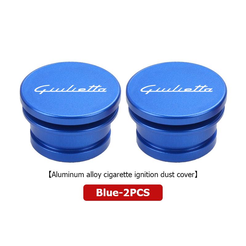 Car Stickers For Alfa Romeo Aluminum Car Cigarette Lighter Dust Cap Cover Auto Interior Accessories For Alfa Romeo 159 Giulietta