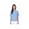 New MLB Polo Shirts Women's Blue 3FPQB0253-07SBS