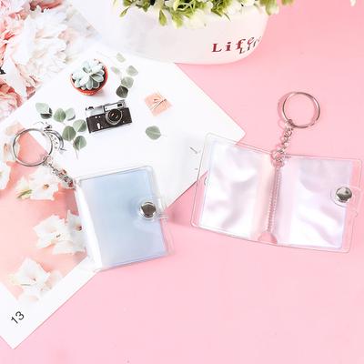 1/2 Inch Photo Album Pvc Sequins Name Card Holder 16 Pockets Mini Photo Holds