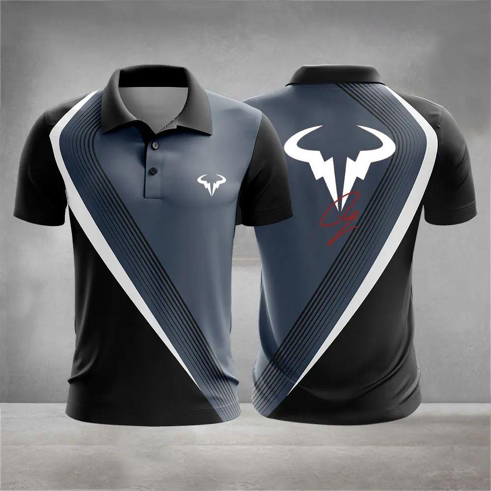 Das Sommer-POLO-Shirt Ist Ein Lässiges Modisches Bequemes Weiches Und Atmungsaktives Mit 3D-Muster Bedrucktes