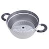 Wahei Freiz 16cm Saucepan 23cm Saucepan with Strainer and Stainless Induction and Gas Enzo Tsubame-Sanjo Overflow-Resistant & Lid, Steel, Compatible,