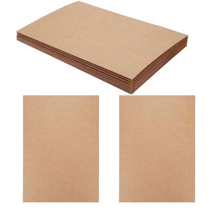 Porte Courrier - Wuuooei - W0011 - Papier Kraft Épais - Résistant À L'humidité - Léger Et Portable
