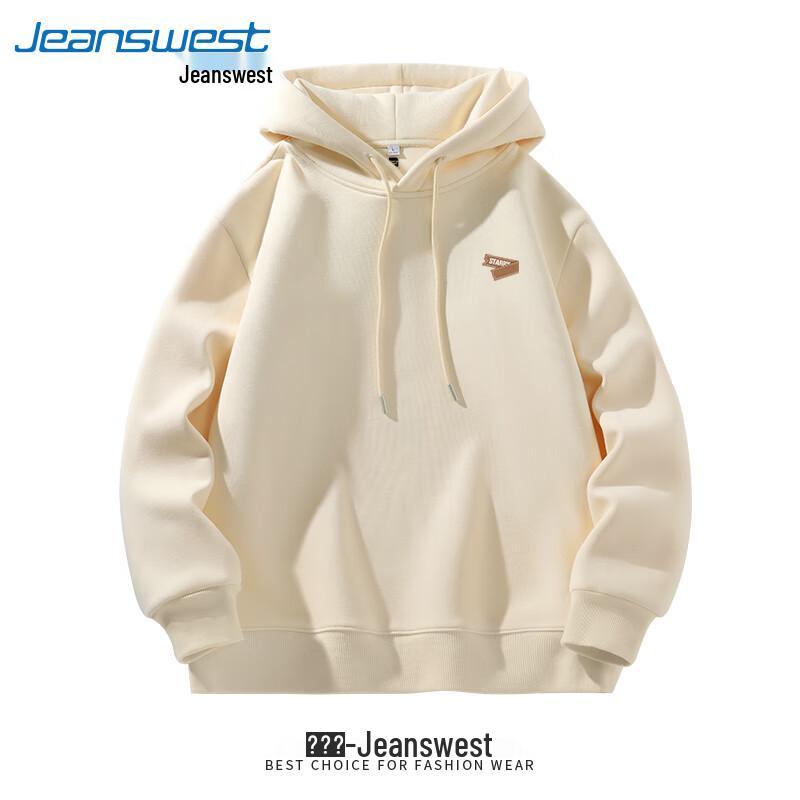 Jeanswest Men's 2025 Loose Fit Hooded Sweatshirt