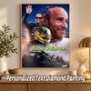Lewis Hamilton Benutzerdefinierter Name Text 5D Diamantmalerei Set DIY Vollbohrer Diamantkunst Dekoration
