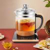 1.8L Electric Glass Kettle With Tea Infuser & Egg Steamer Rack, Temperature Control Electric Kettle With 18 Smart Programs