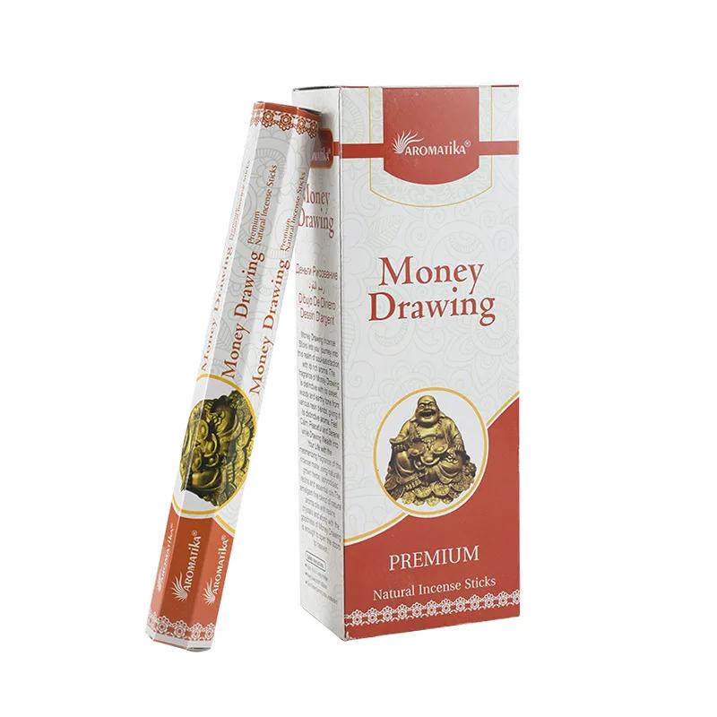 Indian Handmade Natural Stick Incense/Sandalwood  Study Tea Room To Purify The Air Remove Odor and Calm The Mind Joss Stick