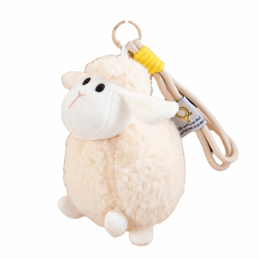 12cm Pluizige Schaap Pluche Sleutelhanger Creatieve Pluche Schaap Sleutelhouder Pluche Schaap Speelgoed Kinder Cadeau