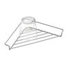 Triangle Dish Drying Rack Kitchen Sink Organizer Corner Over the Sink Sponge Rag Holder Foldable Stainless Steel Drainer