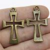 Large Crosses Detailed Religious Charm Antique Bronze Zinc Alloy Jewelry Making Supplies Necklace Making DIY Charms