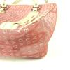 BVLGARI Logo mania Vertical Tote Bag Shoulder Bag Leather/Canvas pink/White