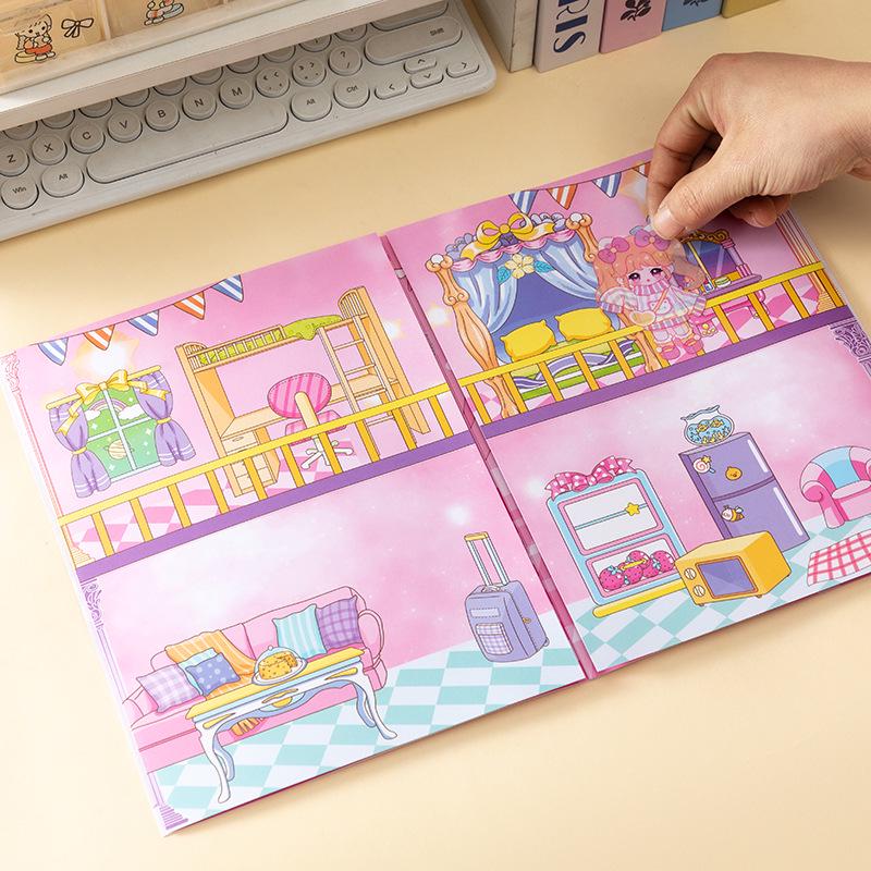 Student DIY Sticker Book: Quiet Scene Edition for Journaling & Gifts