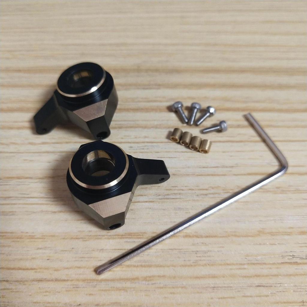 2 PC Copper Material SCX24 Steering Set for Axial 90081 Replacement Parts