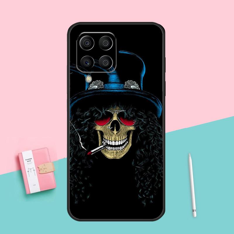 Cool Skull Gothic Phone Case For Samsung Galaxy M53 M33 M23 M13 M12 M22 M32 M52 M20 M14 M54 M11 M21 M31 M51