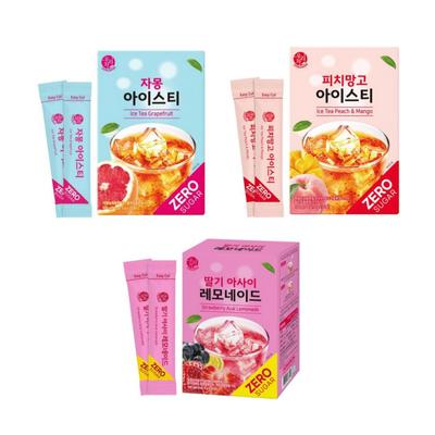 [Our Tea] No Sugar Iced Tea Ades 3 Flaovrs 20sticks / Grapefruit, Peach Mango, Strawberry Acai Lemonade