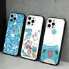 Cute B-Bugcat CapooS Phone Case For iPhone17,16,15,14,13,12 Plus,Max Soft Silicone Black Cover