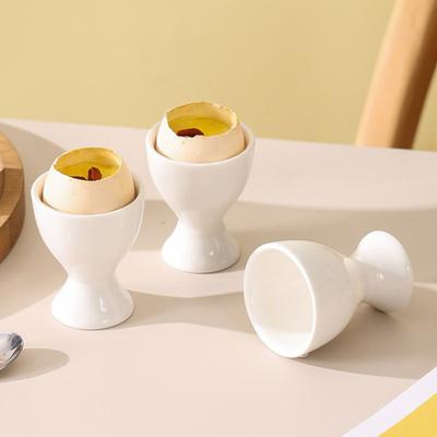 1 Stück Eierhalter Weiß Eierbecherhalter Hart Weich gekochte Eier Frühstück Eierhalter Bankett Eier Zubehör Küchenzubehör