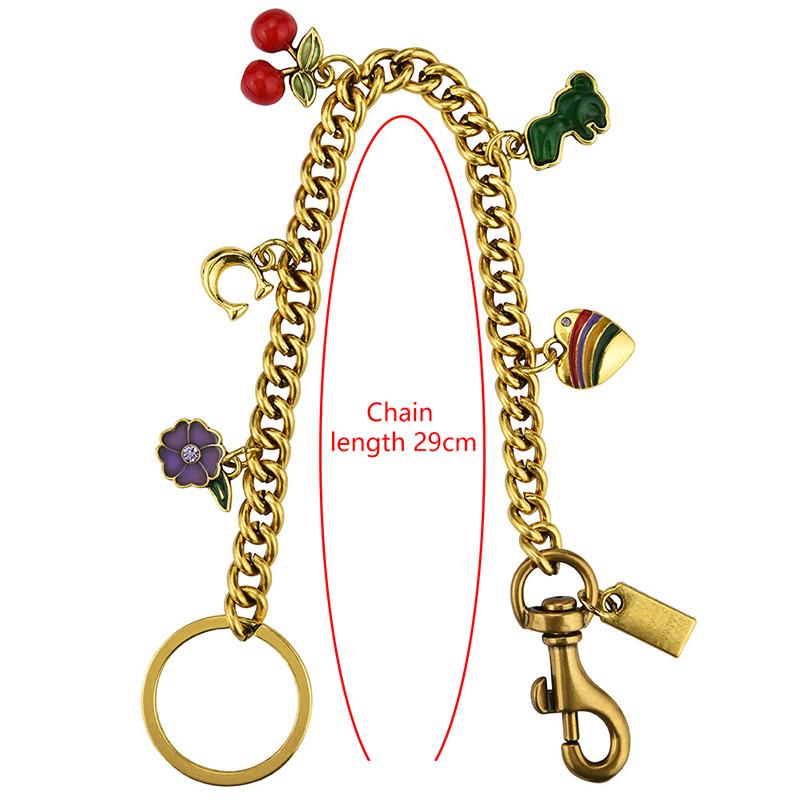 Versatile Bag Pendant For Women Trendy Messenger Bag Chain Creative Cute Cherry Keychain Bag Decoration Accessories Gifts