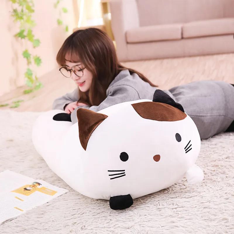 Soft Animal Cartoon Pillow Cushion Cute Fat Dog Cat Totoro Penguin Pig Plush Toy Stuffed Lovely Kids Birthday Gift