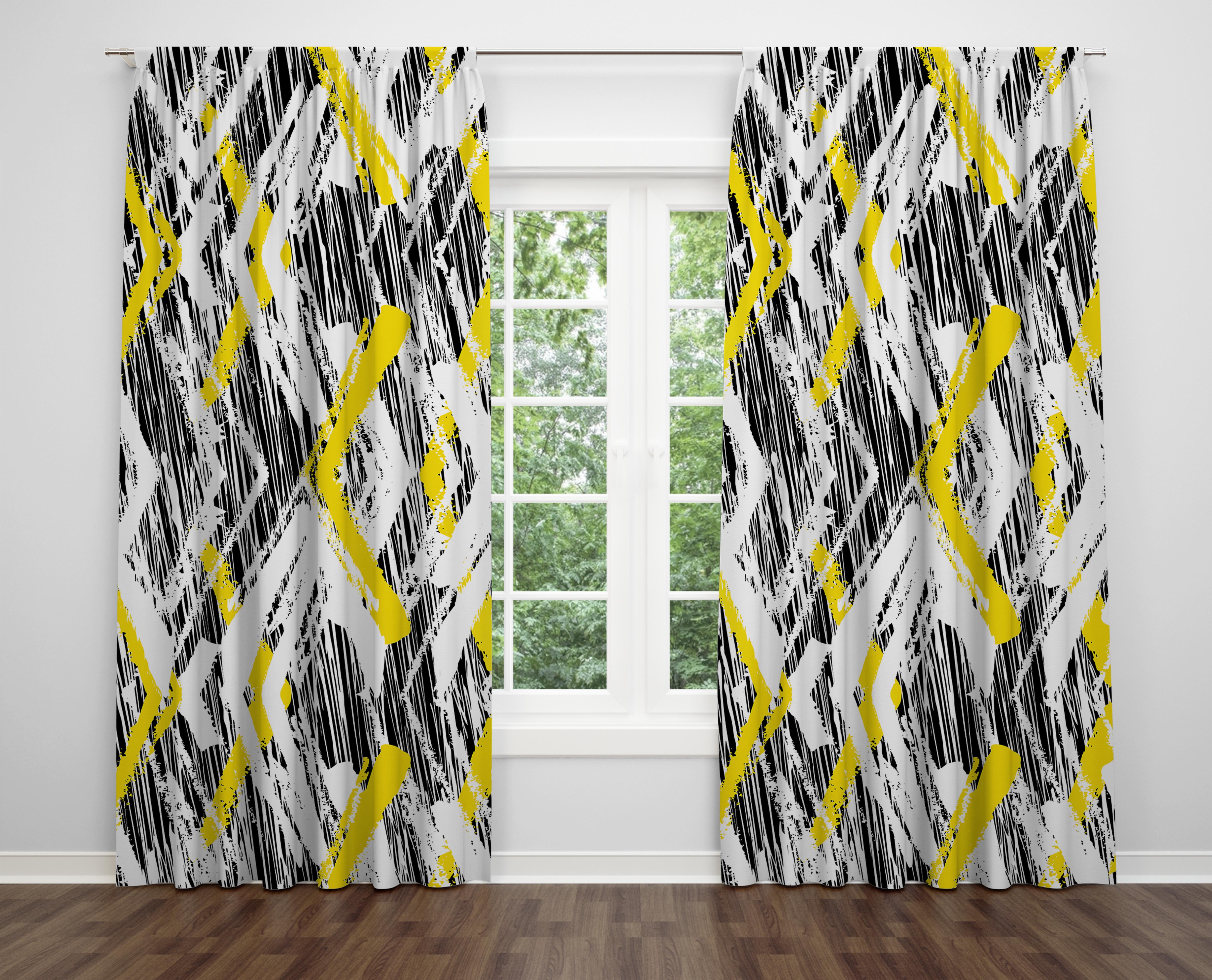 

Декоративний дизайн, високоякісна бавовняна тканина, ви можете вибрати одну або подвійну фіранку з крила 1 piece різнокольоровий