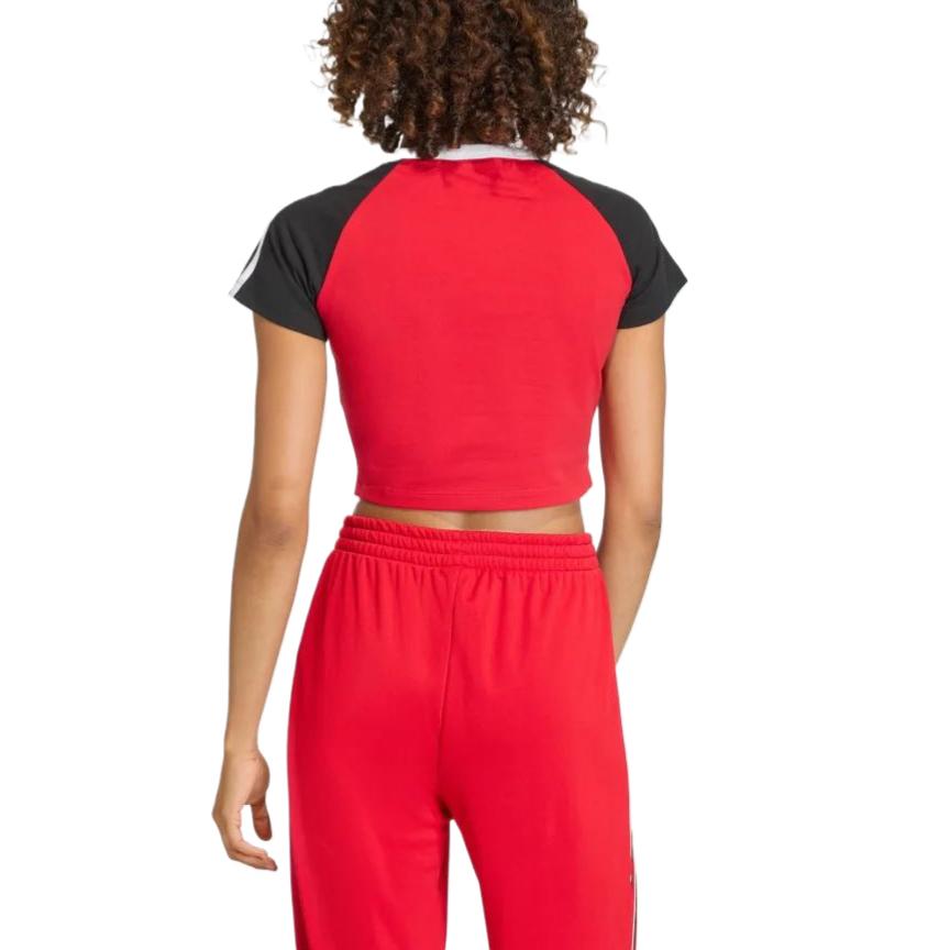 Adidas Originals Sst Color Block Striped Short Sleeve Raglan T-Shirt Women Tops KD7985