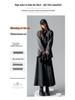 Design-Sense Thick Woolen A-Line Long Umbrella Skirt for Women - High-Waisted, Hip-Covering Autumn/Winter Style
