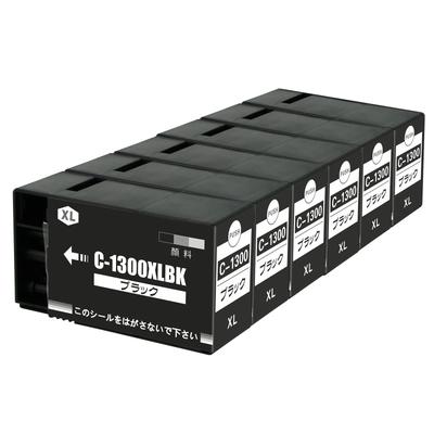 TAIDA Black Compatible Canon 1300XL Pigment Ink Pack of Compatible with Canon MAXIFY and MB2730 Printers IC Chip for Remaining Ink Level PGI-1300XLBK