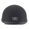 1x Matte Black Lightest Motorcycle Flat Dot Beanie Helmet Half Helmet Cap M Size