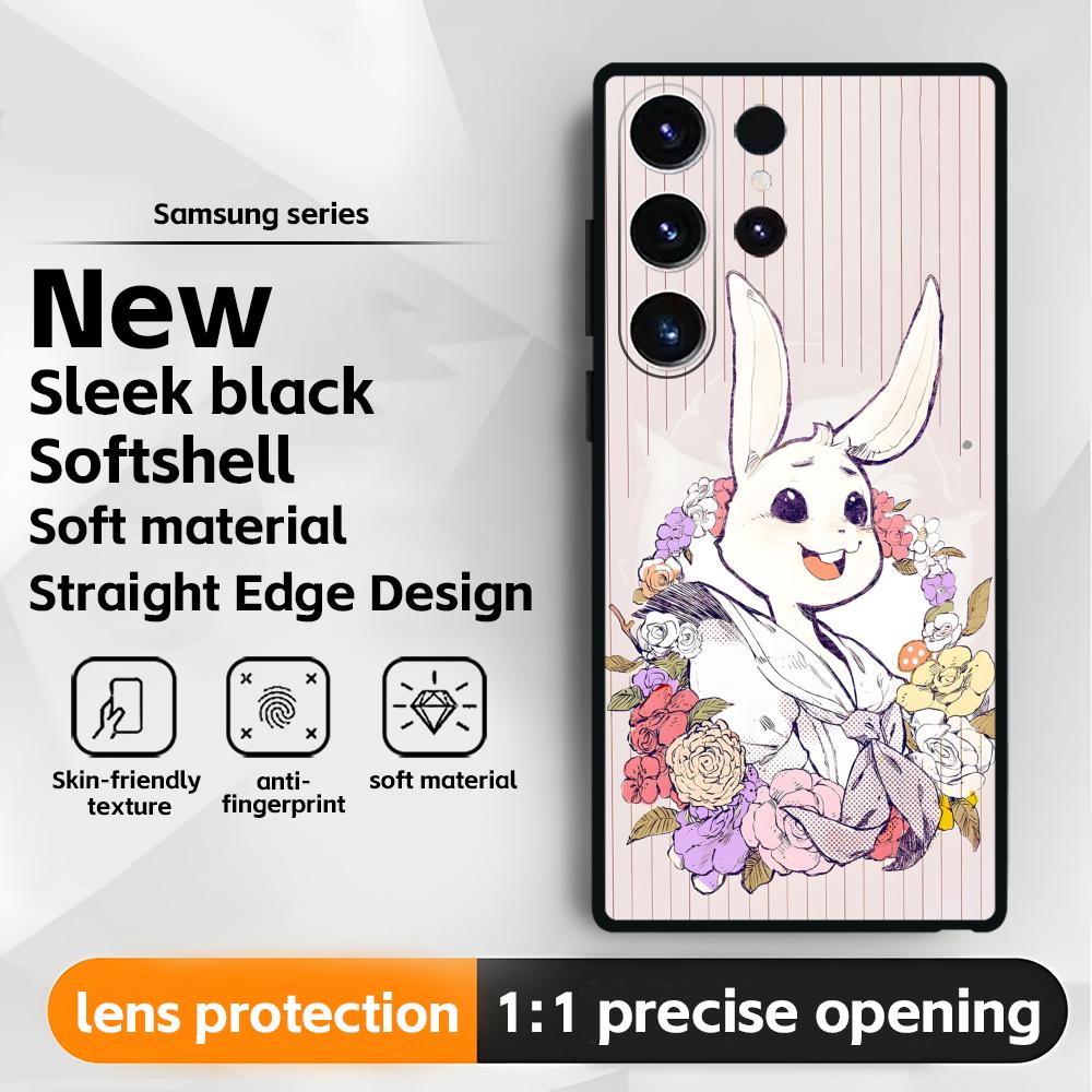 BEASTARS Phone Case For Samsung Galaxy S26 S25 S24 S23 S22 S21 Plus Ultra Note20 Soft Black