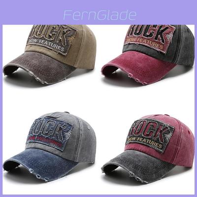 Katoenen Vintage Baseballpet Met Verstelbare Band Voor Casual Kleding