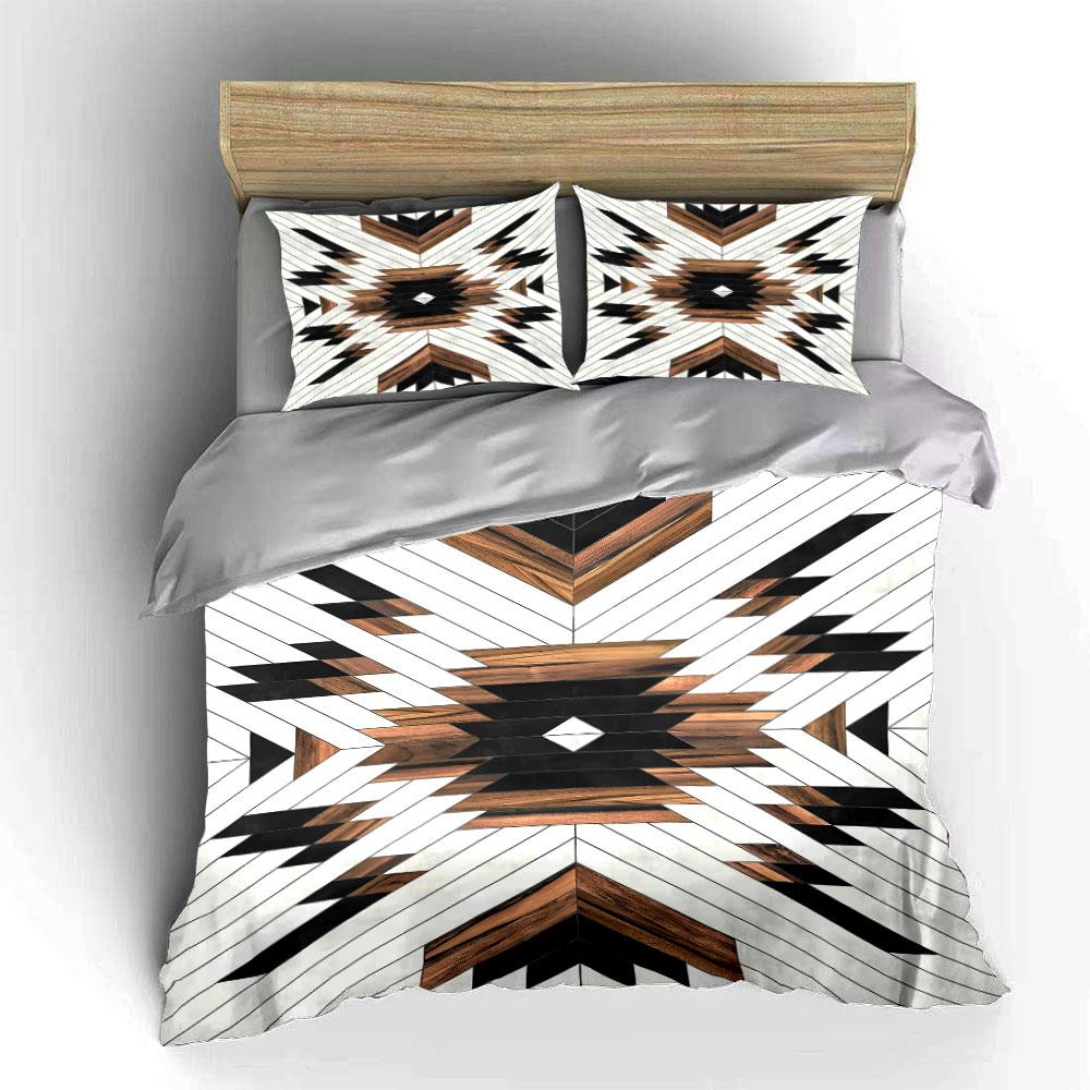 Geometric Chevron and Diamond. Bedding Sets Duvet Cover Sets Duvet Covers Pillowcases(1 * Duvet Cover 2 * Pillowcases Without Duvet Insert)