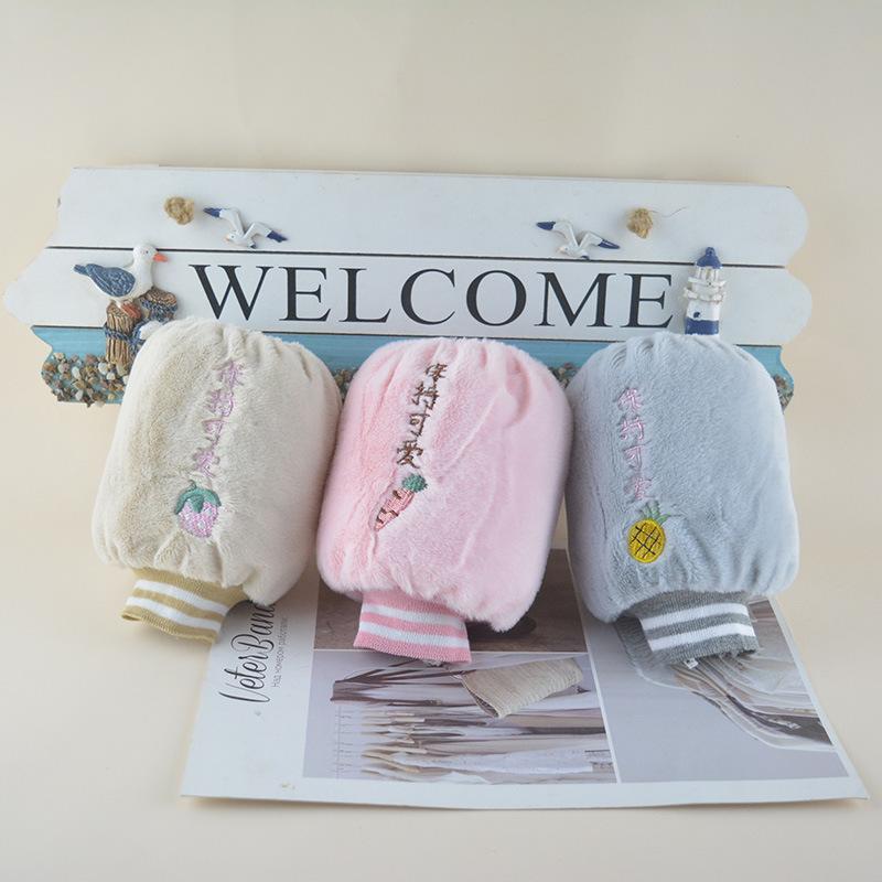 

Детские зимние фланелевые милые рукава для малышей новые грязеотталкивающие милые теплые рукава с манжетами average size