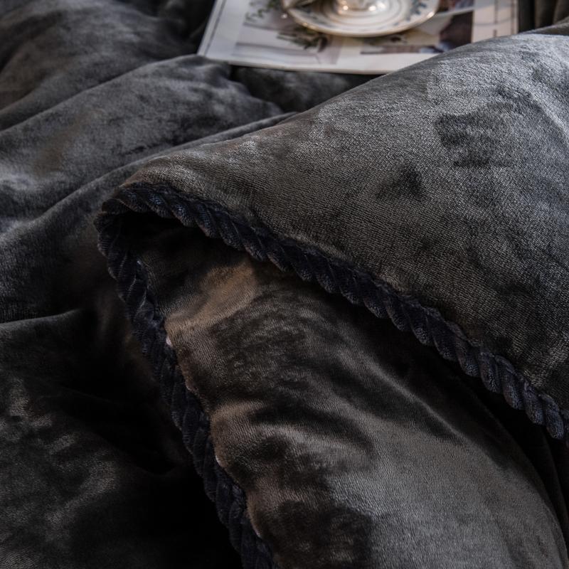 Modische Quilts mit plüschigem Quiltkern, dickere Bettdecke, Winterdecke, warm, Frühlings-Herbst-Quiltbezug, abnehmbare, waschbare Bettwäsche