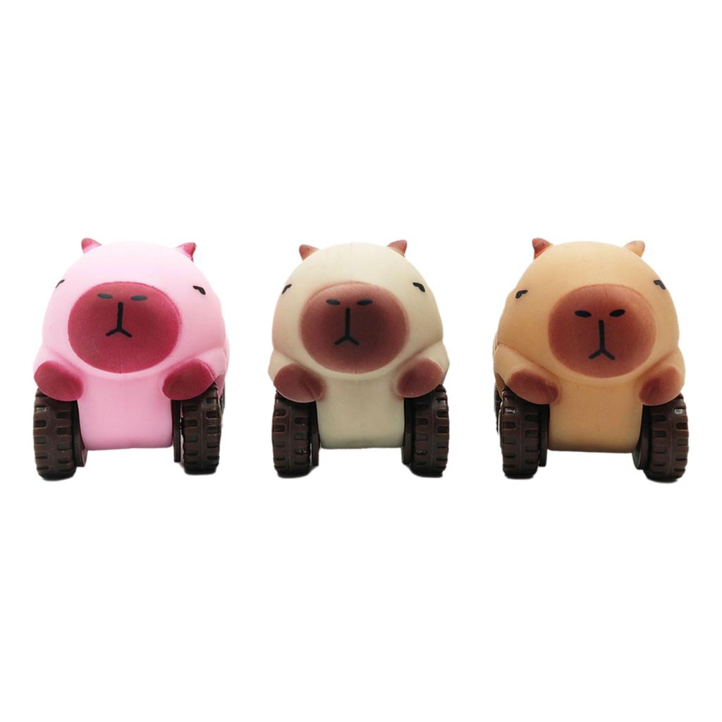 Multipurpose Lovely Capybara Car Stress Reliever Portable Accessory for Student Office Workers and Anxiety Relief
