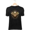 Skull Shaman Queen T-Shirt – Third Eye, Bone Jewelry, Ceremonial Tattoos