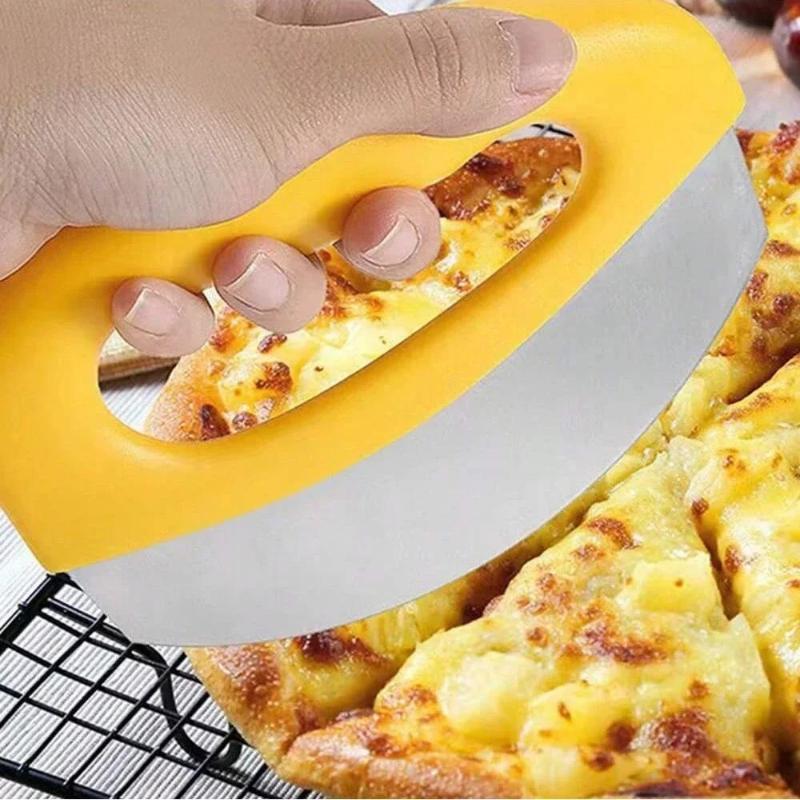 Stainless Steel Cutting Knife, Multifunctional Slicing Knife, Baking Tool, Easy To Clean, Seat Belt Cover Pizza Knife