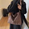 Ladies Bag Large Capacity Underarm Bag Suede Shoulder Bag Tote Bag