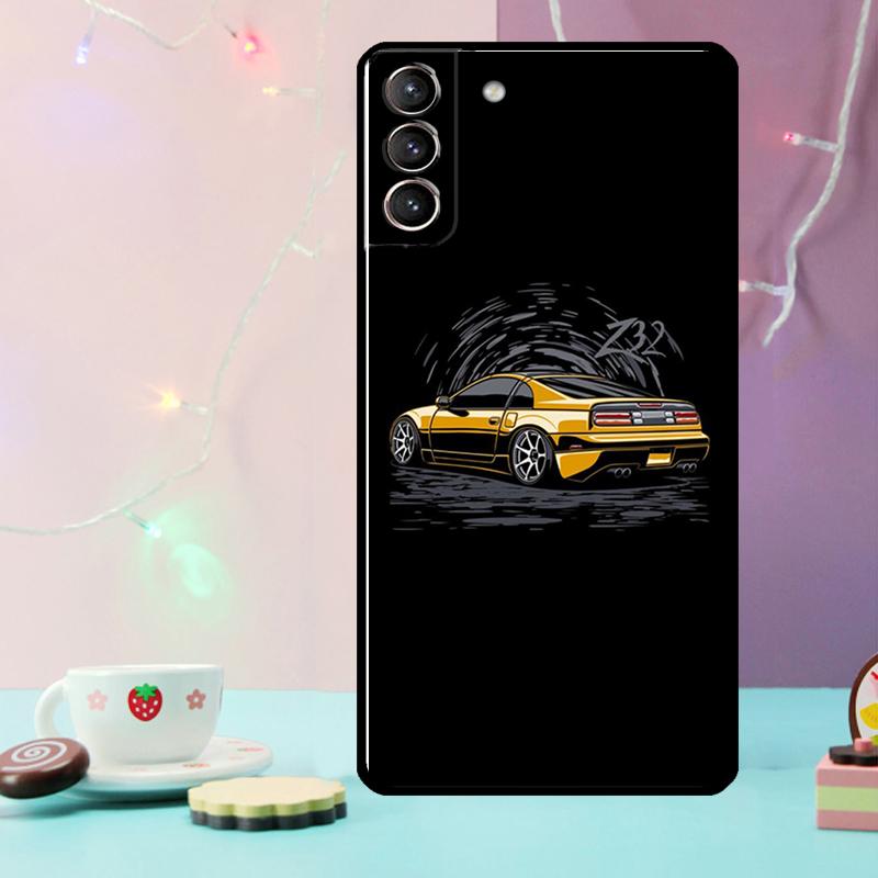 Sports Car JDM Drift Phone Case For Samsung Galaxy S24 Ultra S20 S21 S22 S23 S25 Ultra S9 S10 Plus S24 FE Cover