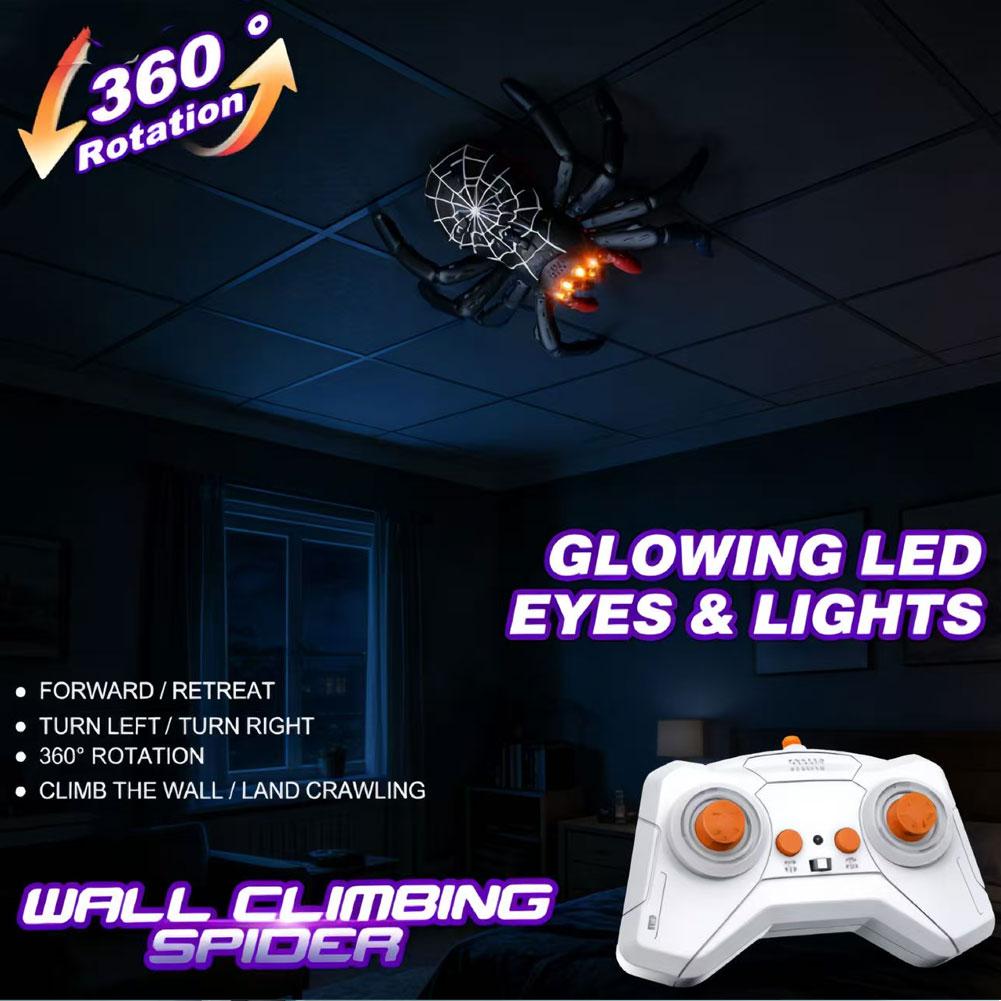 Rc Wall Climbing Spider Gecko Lizard Toy Electric Remote Control Wall Climbing Animal Toys Children'S Halloween Toys