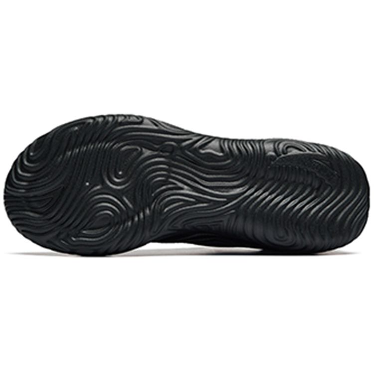 Anta Training Series Fabric Shock Absorbing Non-Slip Wear-Resistant Breathable Lightweight Low-Top Training Shoes Men Sneakers Black Gray 112237718-6