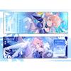 Genshin Impact Collection Karty Hry Záložka Furina Neuvillette Wriothesley Laser Oboustranná vstupenka Anime Tarotová karta Dárek