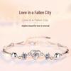 City Love Heart Bracelet - Korean Style, Simple and Unique Jewelry Gift for Girlfriend, INS Style Accessories