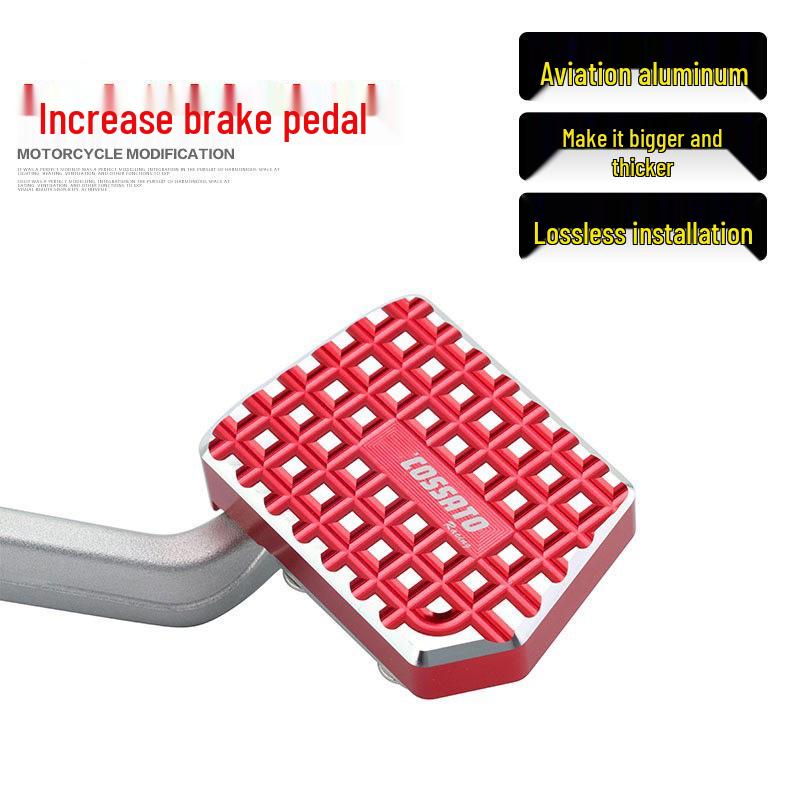 Haojue TR300 Anti-slip Rear Brake Pedal Cover - Enlarged, Widened, Wear-Resistant Iron Man Design