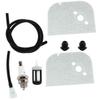 Complete Air Filter & Service Kit for 009 009L 010 011 012 Chainsaw Features 2 x Air Filters Fuel Filter & Fuel Line