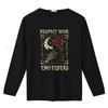Gothic Emo Music Fan T Shirt Respect Your Elders Unique Tribute to Culture  vintage Washed Soft graphic Stretched Comfortable