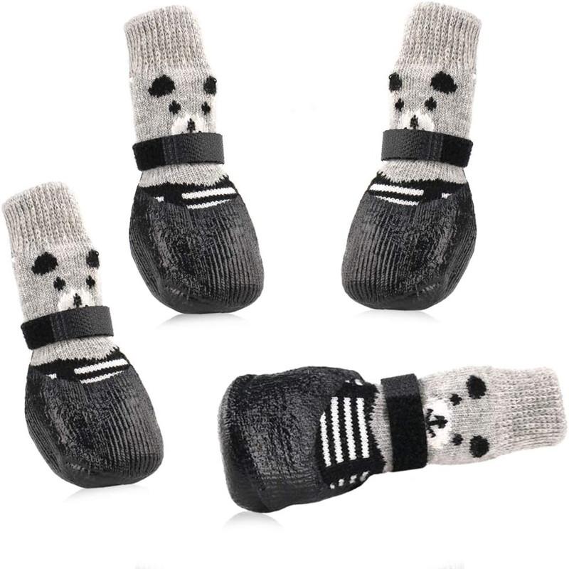 

Winter Dog Shoes for Dogs Dog Boots Small Big Waterproof Anti-slip Socks Pets Products Slippers Puppy Poodle Zapatos Para Perro S for 1.5-2.5KG dog