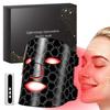 Photon Skin Rejuvenation LED Face Mask with Neck - Red & Green Light Therapy for Home Use to Brighten Skin Tone