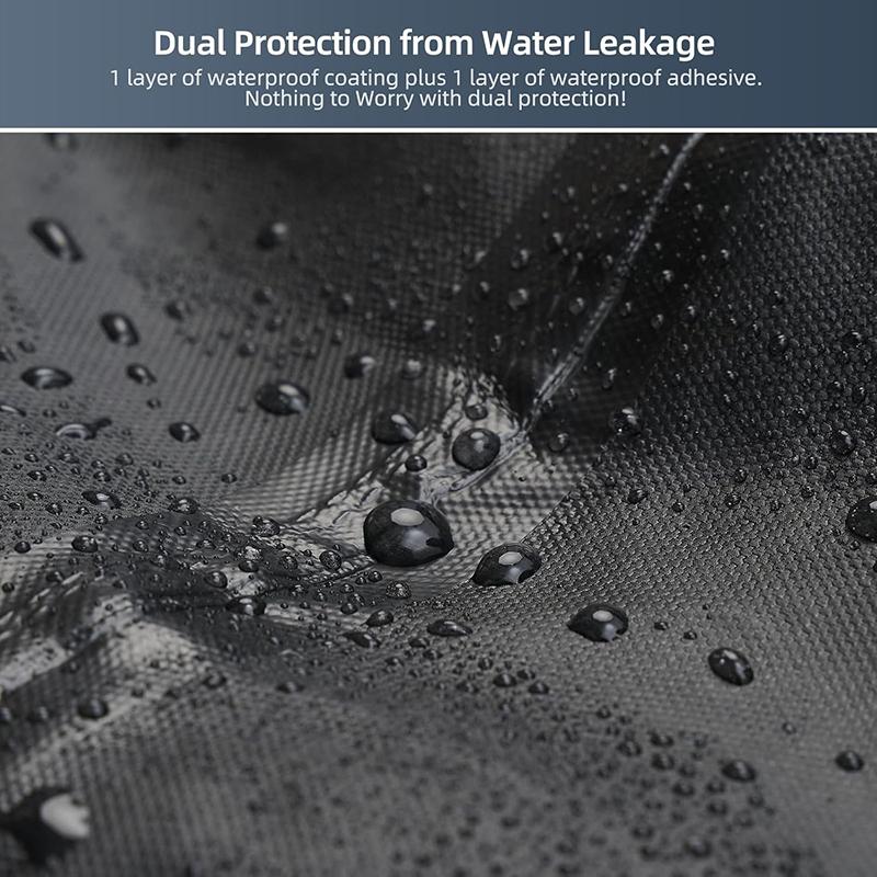 Outdoor Pizza Oven Cover 420D Oxford Cloth Portable Square Pizza Oven Waterproof Dustproof Protective Cover Barbecue Accessories